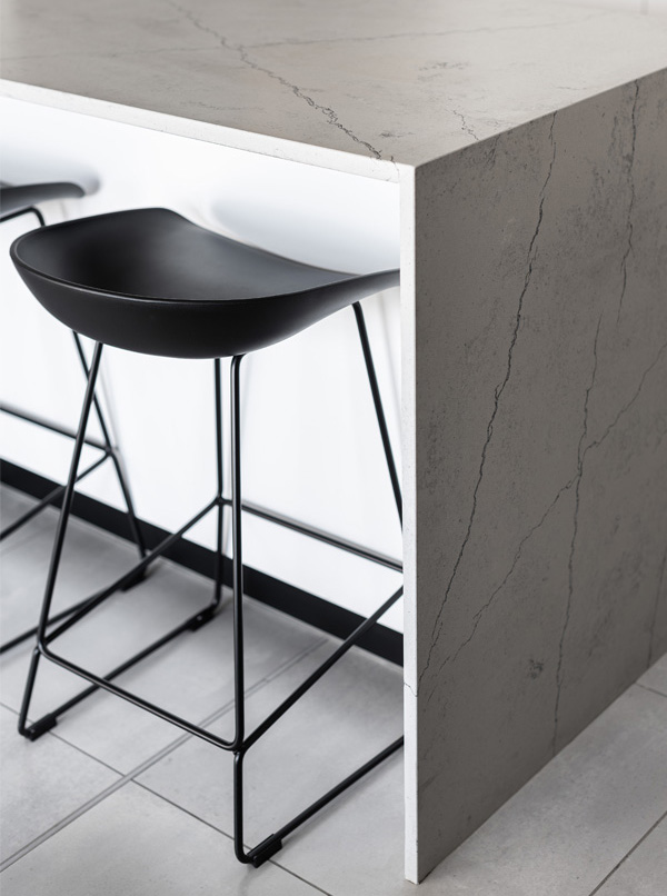 Custom stone kitchen counter by Trend Stone