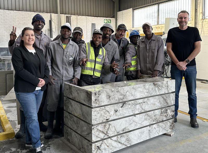 Trend Stone team in factory